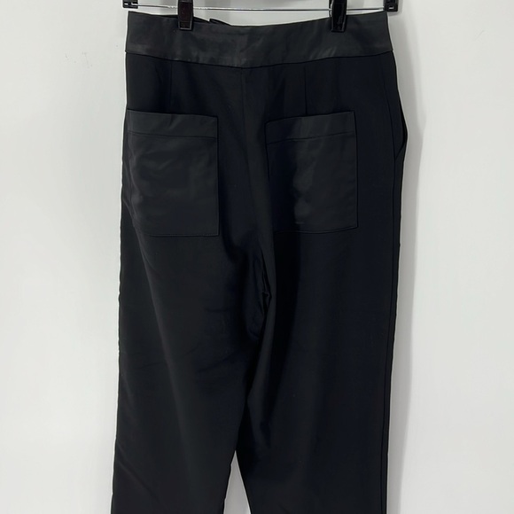 Zara NWT wrap wide leg ankle pants XS - Picture 6 of 8